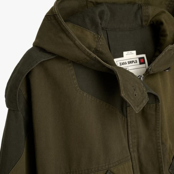 ZARA PATCHWORK JACKET S 4786 - Worn Once! - Picture 8 of 10